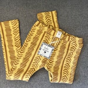 Kate Quinn Kids Yellow and Brown Patterned Bottoms